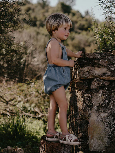The Simple Folk Stone Romper, Denim